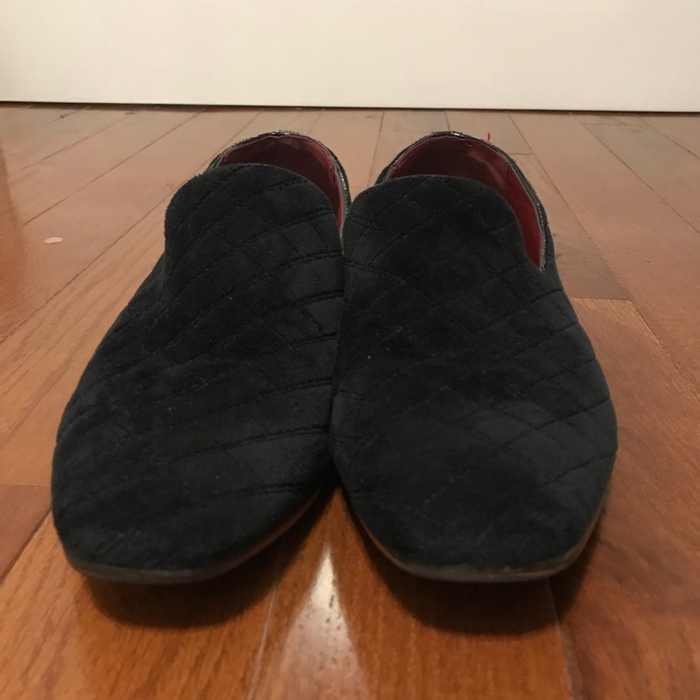 Men's black suede dress shoes size 9.5